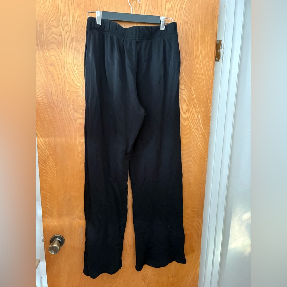 Lauren Moshi JUVIA Diamon evil eye Black Track Pants w Colorful Heart Accents M - Picture 8 of 8